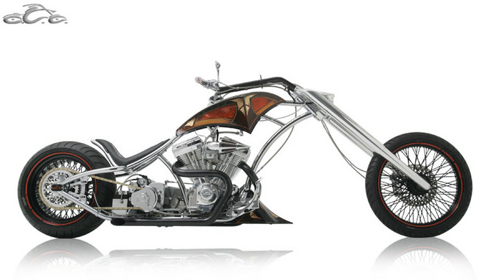 Orange Country Choppers с прицепом 1 18